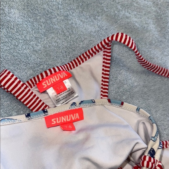 Sunuva Red and Blue Kids Swim Bikini - Picture 3 of 3